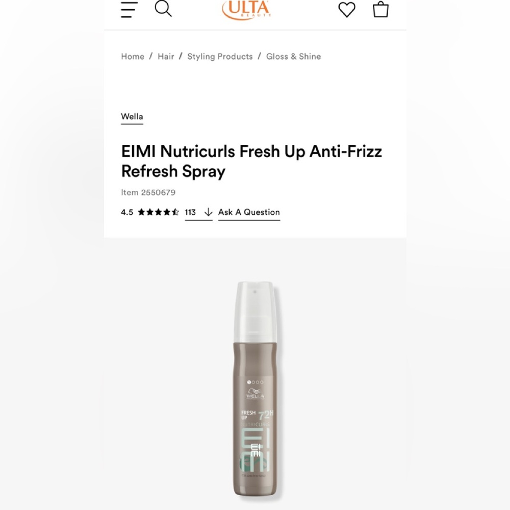 Wella Professionals Anti Frizz Spray
